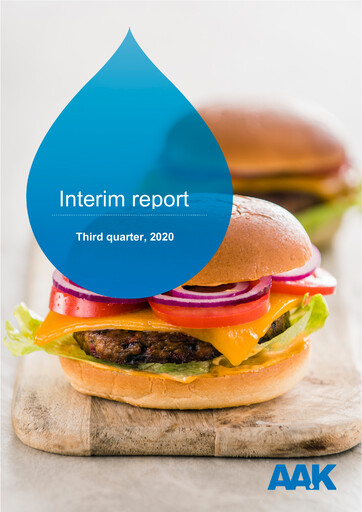 Miniature AAK
 Rapport trimestriel 2020-q3