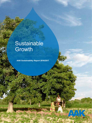 Thumbnail AAK
 Sustainability Report 2016-2017