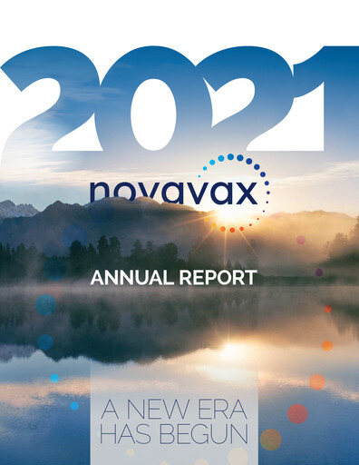 Miniature Novavax Rapport annuel 2021