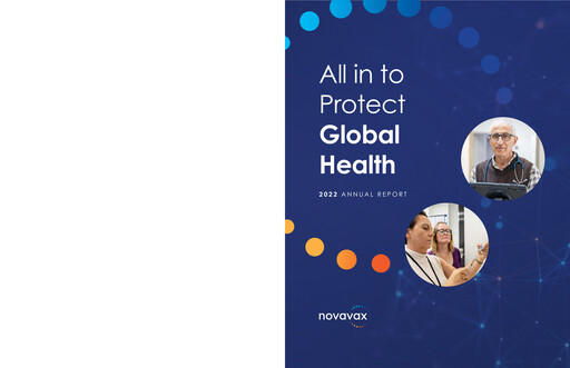 Miniature Novavax Rapport annuel 2022
