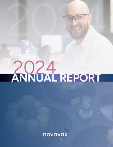 Miniature Novavax Rapport annuel 2024