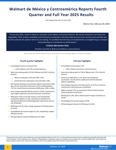 Thumbnail Walmex Quarterly Report 2025-q4