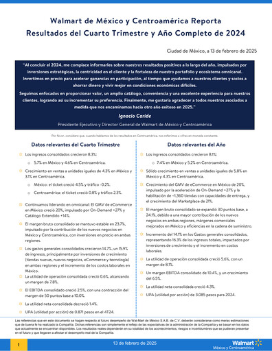 Thumbnail Walmex Quarterly Report 2024-q4