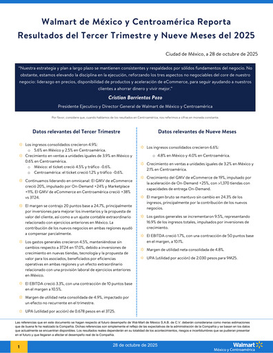 Thumbnail Walmex Quarterly Report 2025-q3