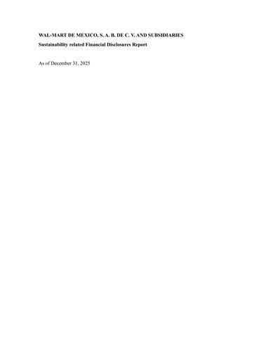 Thumbnail Walmex Sustainability Report 2025