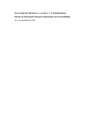 Thumbnail Walmex Sustainability Report 2025