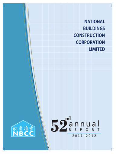 Thumbnail NBCC India Annual Report 2011-2012