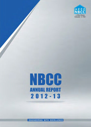 Thumbnail NBCC India Annual Report 2012-2013