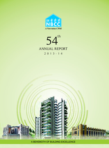 Thumbnail NBCC India Annual Report 2013-2014
