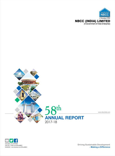Thumbnail NBCC India Annual Report 2017-2018