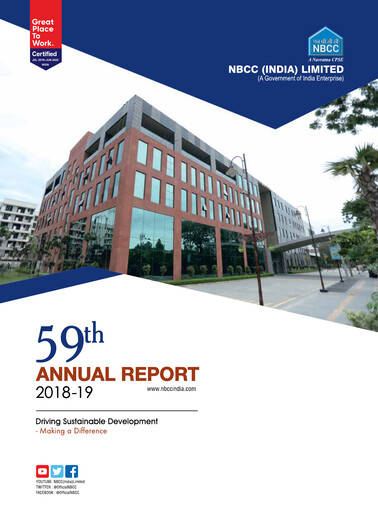Thumbnail NBCC India Annual Report 2018-2019