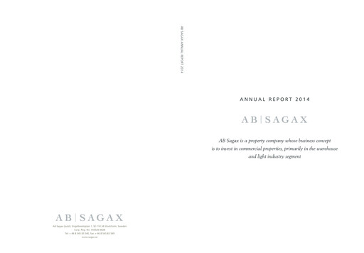 Thumbnail Sagax Annual Report 2014