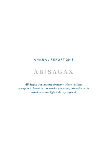 Thumbnail Sagax Annual Report 2015
