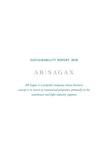 Thumbnail Sagax Sustainability Report 2018