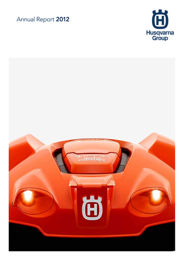 Miniature Husqvarna Rapport annuel 2012