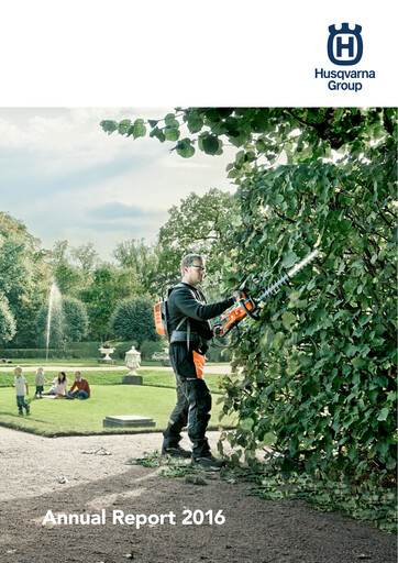 Miniature Husqvarna Rapport annuel 2016