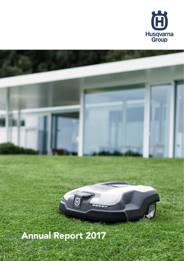 Miniature Husqvarna Rapport annuel 2017