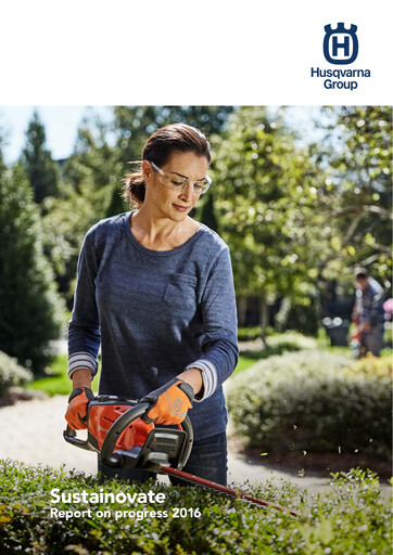 Miniature Husqvarna Rapport de durabilité 2016