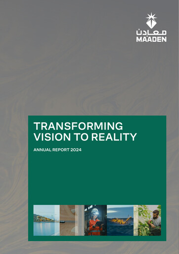 Thumbnail Ma'aden Annual Report 2024