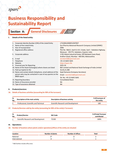 Vorschaubild SPARC ESG-Bericht 2025-2026
