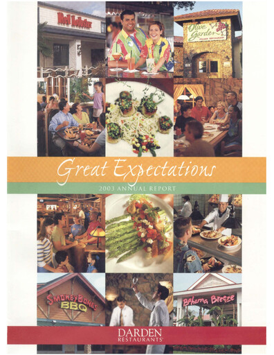 Vorschaubild Darden Restaurants
 Jahresbericht 2003