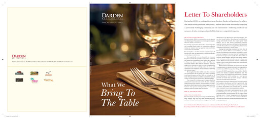 Vorschaubild Darden Restaurants
 Jahresbericht 2008