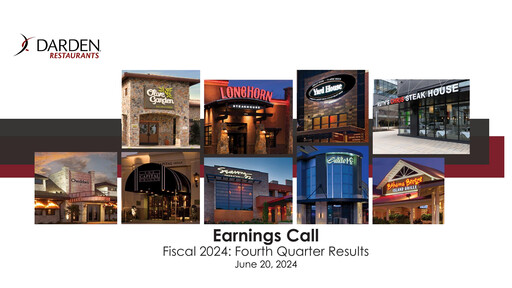 Thumbnail Darden Restaurants
 Quarterly Report 2024-q4