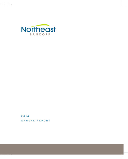 Thumbnail Northeast Bank Annual Report 2014