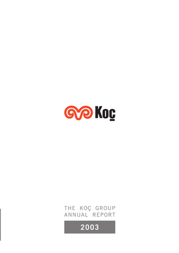 Thumbnail Koç Holding
 Annual Report 2003