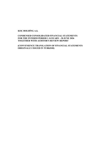 Thumbnail Koç Holding
 Half-year Report 2026-h1