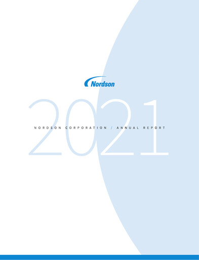 Thumbnail Nordson Annual Report 2021