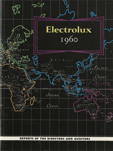 Miniature Electrolux Rapport annuel 1960