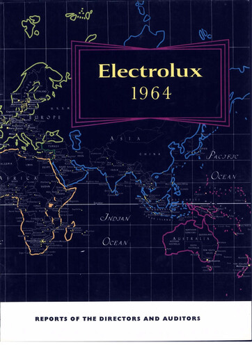 Miniature Electrolux Rapport annuel 1964