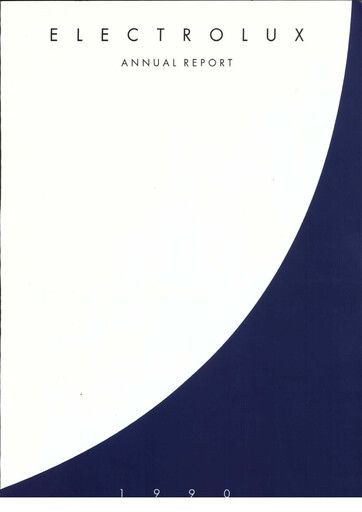 Miniature Electrolux Rapport annuel 1990