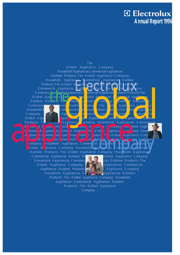 Miniature Electrolux Rapport annuel 1996
