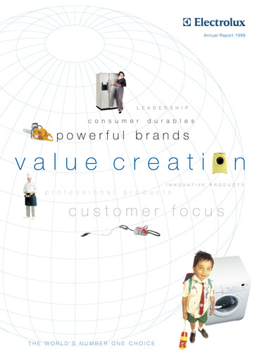 Miniature Electrolux Rapport annuel 1999