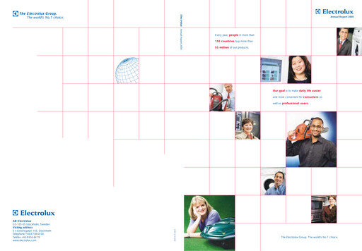 Miniature Electrolux Rapport annuel 2000