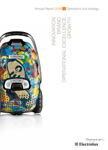 Miniature Electrolux Rapport annuel 2010