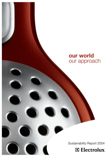 Miniature Electrolux Rapport de durabilité 2004