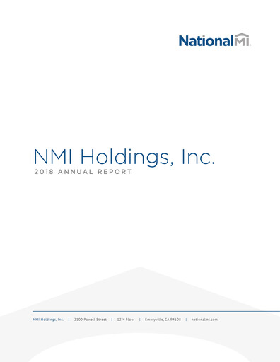Miniature NMI Holdings
 Rapport annuel 2018