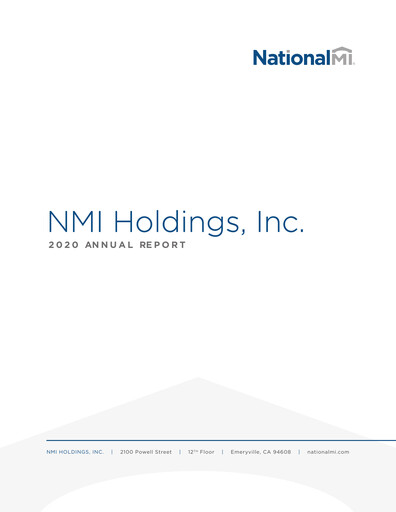 Miniature NMI Holdings
 Rapport annuel 2020