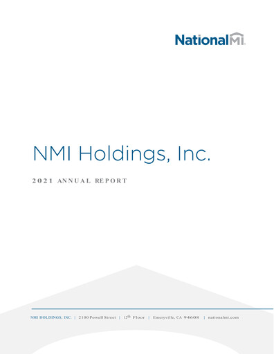 Miniature NMI Holdings
 Rapport annuel 2021