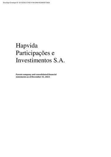Thumbnail Hapvida Financial Statement 2023