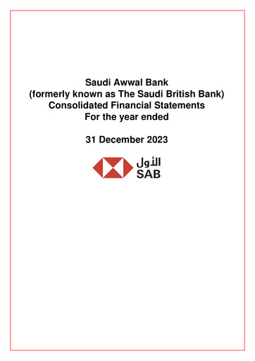 Thumbnail The Saudi British Bank  Financial Statement 2023