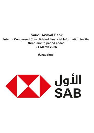 Thumbnail The Saudi British Bank  Quarterly Report 2025-q1