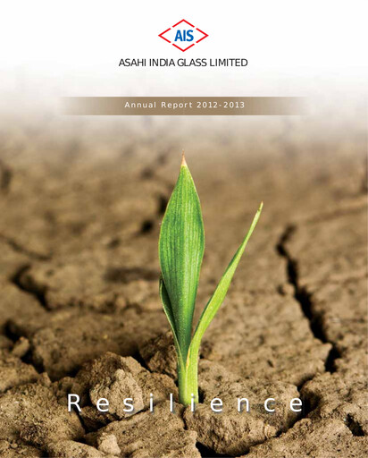 Thumbnail Asahi India Glass Annual Report 2012-2013
