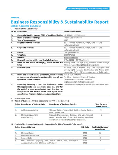 Thumbnail Finolex Cables
 ESG Report 2022-2023