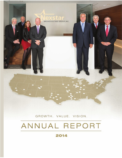 Thumbnail Nexstar Media Group
 Annual Report 2014