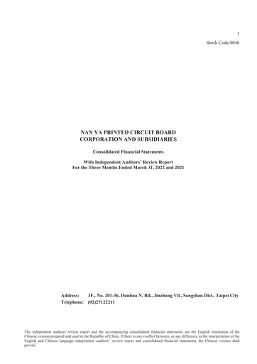 Thumbnail Nan Ya PCB Quarterly Report 2022-q1