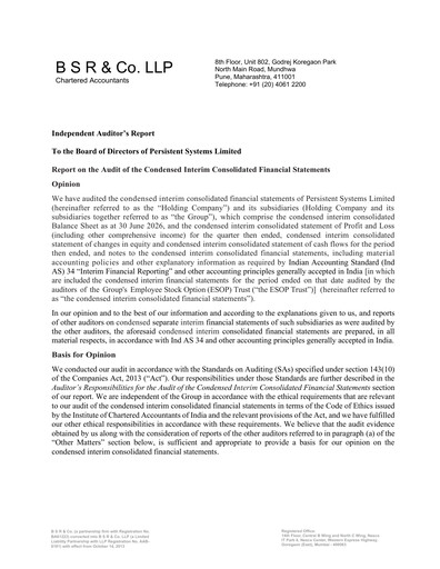 Thumbnail Persistent Systems
 Quarterly Report 2027-q1